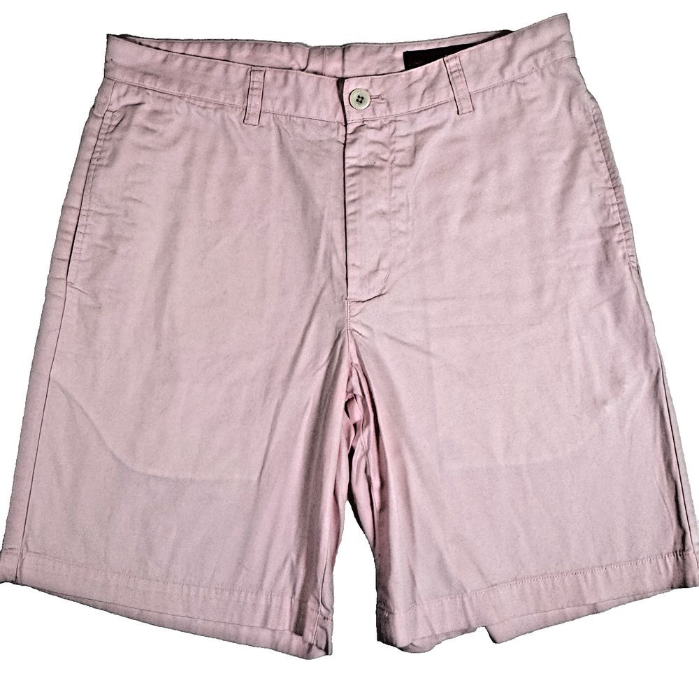 Vineyard Vines Chino "Club Short" Men's 32 Pale Pink Flat Front Preppy 9" inseam